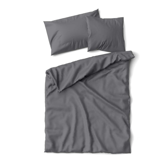 Lotus bed linen Bamboo uni Anthrazit - BW13UN56K70
