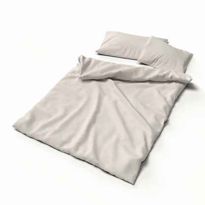 Lotus bedlinen Jersey plain mélange Greige - BW91UN20K70
