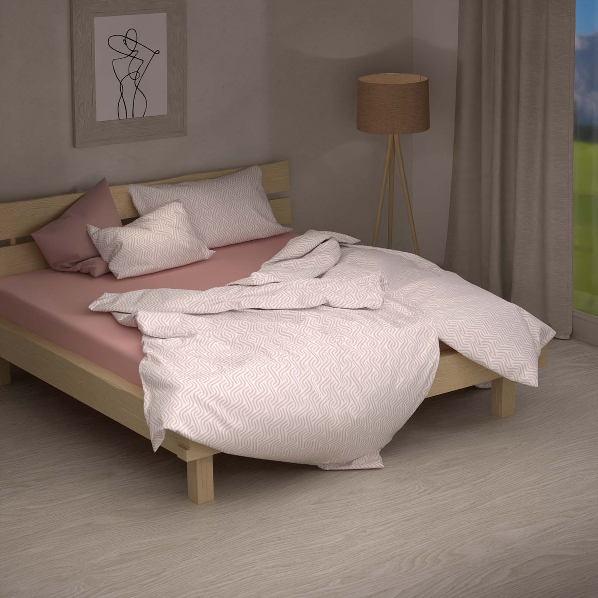 Lotus bed linen Renforcé Jesina - BW11JESIK70