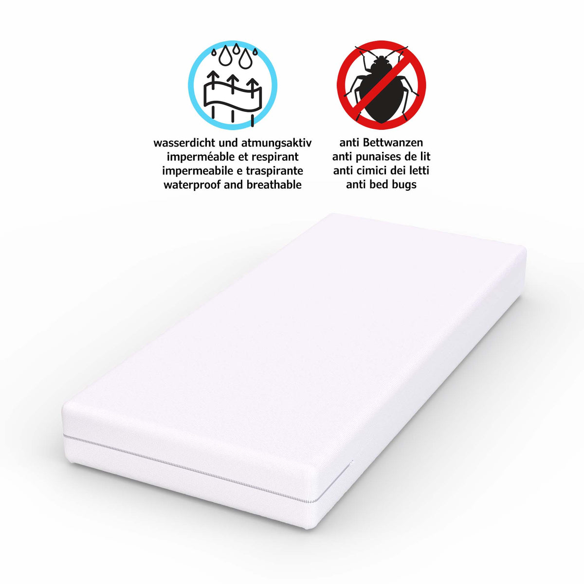Velfont mattress cover anti bedbug - VF-BEDB-09/20