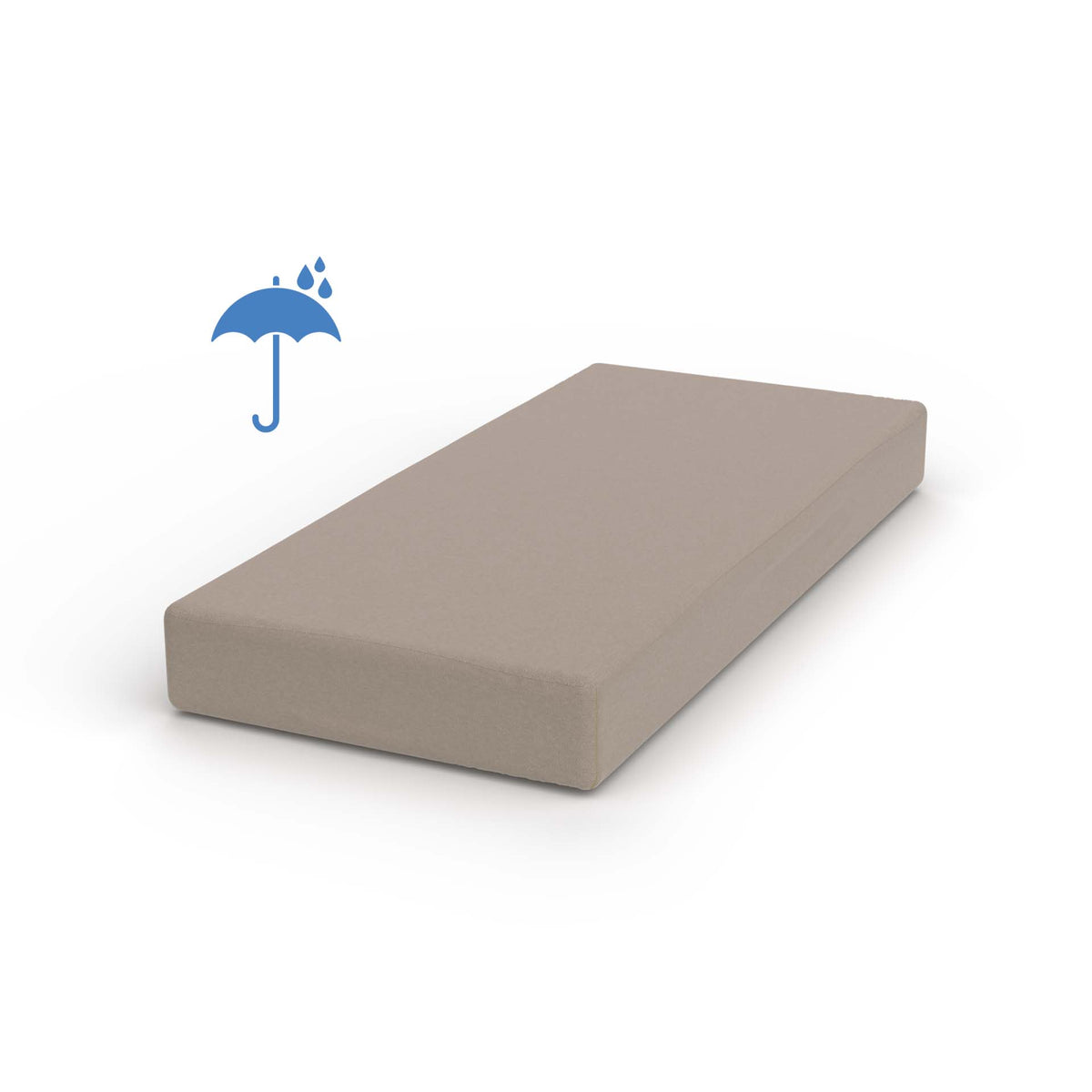Velfont fitted sheet waterproof Respira Taupe - VF-RESP-0872