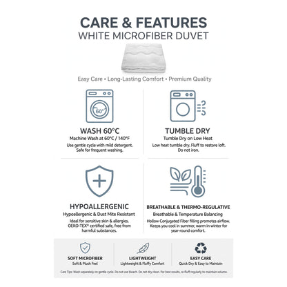 Sweet Home Medic Line Microfiber Duvet – Anti-Allergic