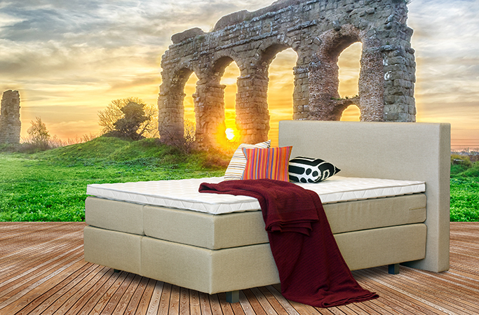 florenz - Boxspringbett Florenz - A2Z Home