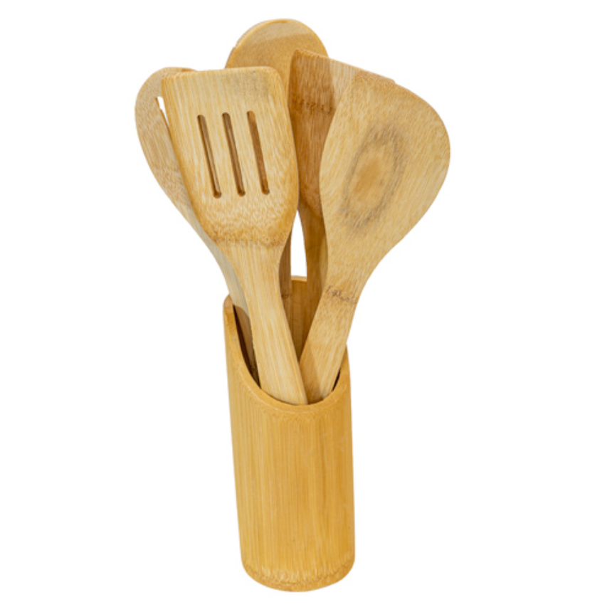 Kochutensilien 5er Set Bambus - A2Z Home