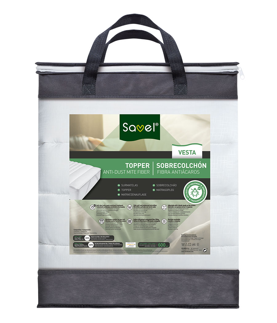 savel matratzentopper vesta verpackt - Savel Matratzentopper Vesta antimilben - A2Z Home