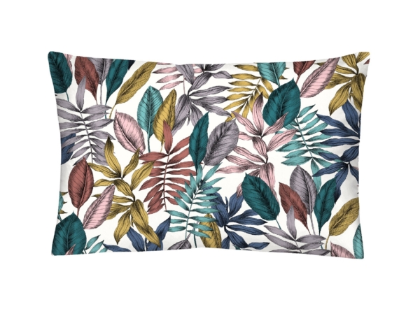 . . satin blaetter allover x x - Satin Bettwäsche Blätter Allover - A2Z Home