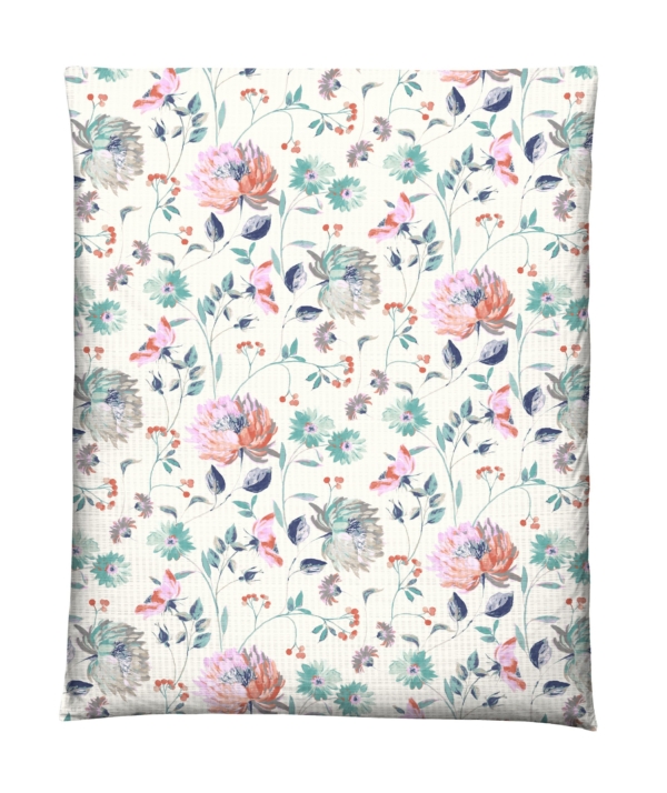 . . renforce seersucker blume allover x x - Renforcé Seersucker Bettwäsche Blumen Allover - A2Z Home