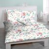 renforce seersucker blume allover kd x - Renforcé Seersucker Bettwäsche Blumen Allover - A2Z Home