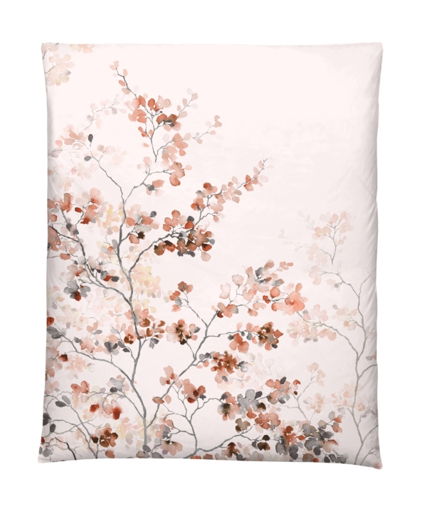 pansy digital x x - Satin Bettwäsche TC300 Pansey, abgepasste Kissen - A2Z Home