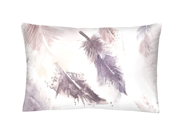 plumes uni wende front x x - Satin Bettwäsche Plumes Wende - A2Z Home