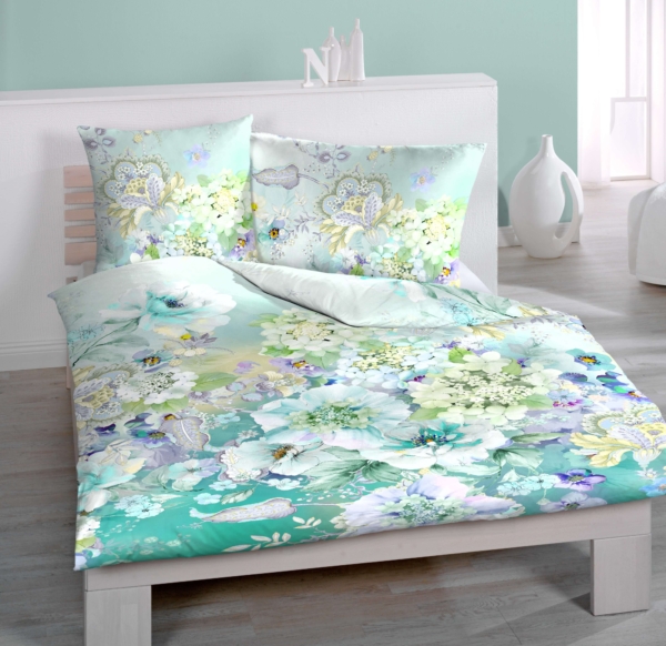 rita digital cut x x - Satin Bettwäsche Rita, abgepasste Kissen - A2Z Home