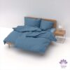 bw un d - Lotus Bettwäsche Satin Seersucker uni - A2Z Home