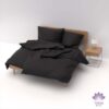 bw un k - Lotus Bettwäsche Satin Seersucker uni - A2Z Home
