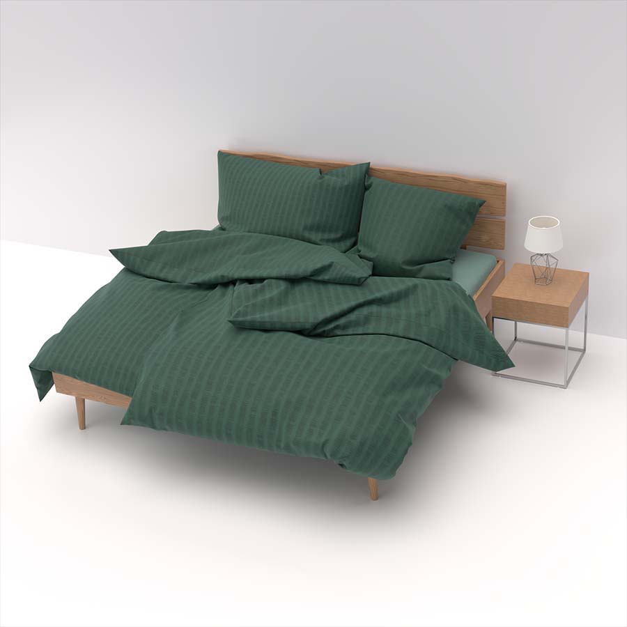 bw un k - Lotus Bettwäsche Satin Seersucker uni - A2Z Home