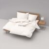 bw un k - Lotus Bettwäsche Satin Seersucker uni - A2Z Home