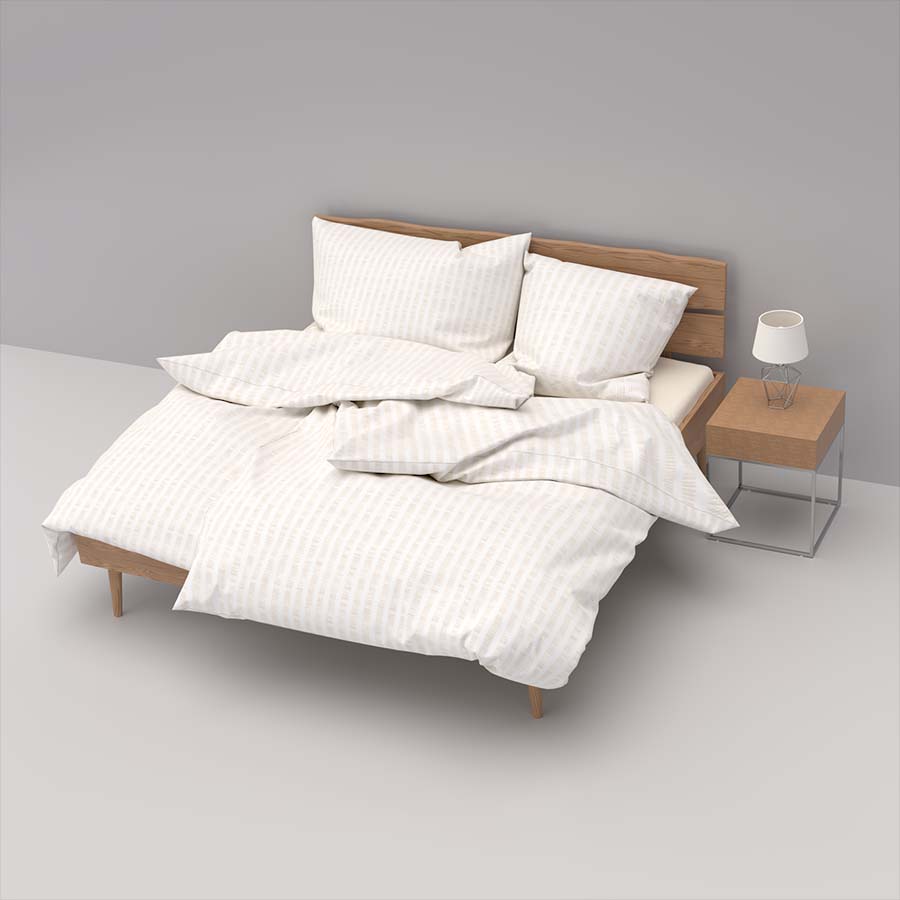 bw un k - Lotus Bettwäsche Satin Seersucker uni - A2Z Home