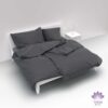 bw un k - Lotus Bettwäsche Satin uni - A2Z Home