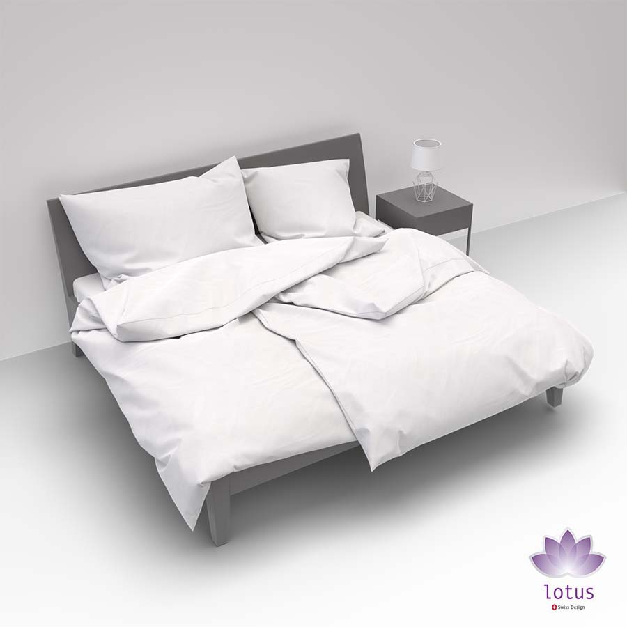 bw un d - Lotus Bettwäsche Satin uni - A2Z Home