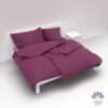 bw un k - Lotus Bettwäsche Satin uni - A2Z Home