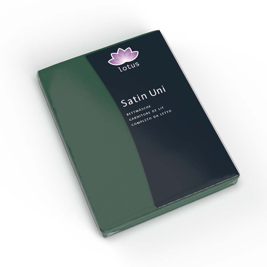 bw un k - Lotus Bettwäsche Satin uni - A2Z Home