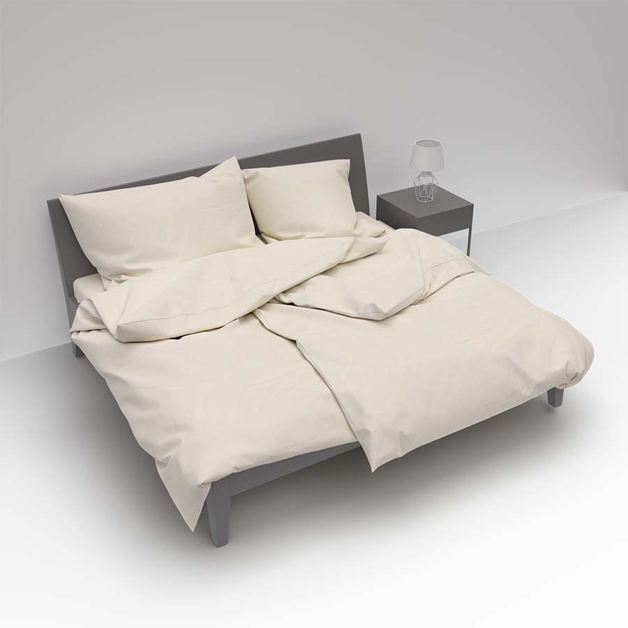 bw un k - Lotus Bettwäsche Satin uni - A2Z Home