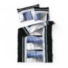 bettwaesche renforce atlas blau b - Lotus Bettwäsche Renforcé Atlas blau - A2Z Home
