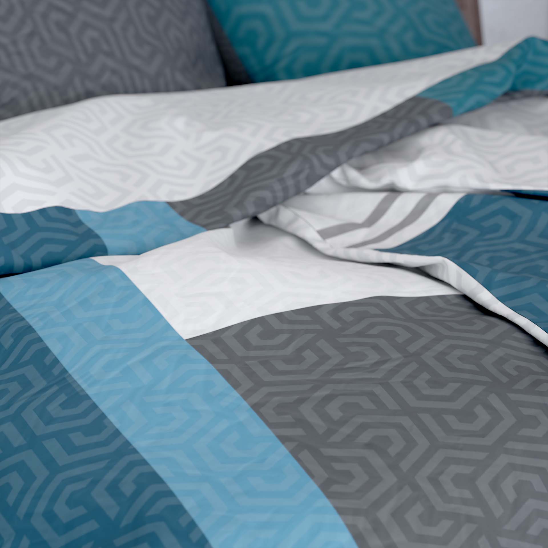 creation satin bettwaesche joakim c f - Lotus Création Bettwäsche Satin Joakim - A2Z Home