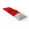 duvet softsleep seitenschlaeferkissen bezug rubinrot halb - Lotus Seitenschläferkissen Bezug Satin uni - A2Z Home
