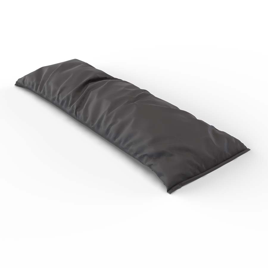 duvet softsleep seitenschlaeferkissen bezug graphit - Lotus Seitenschläferkissen Bezug Satin uni - A2Z Home
