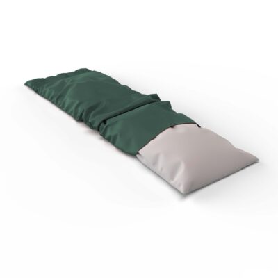 duvet softsleep seitenschlaeferkissen bezug gruen halb - Lotus Seitenschläferkissen Bezug Satin uni - A2Z Home