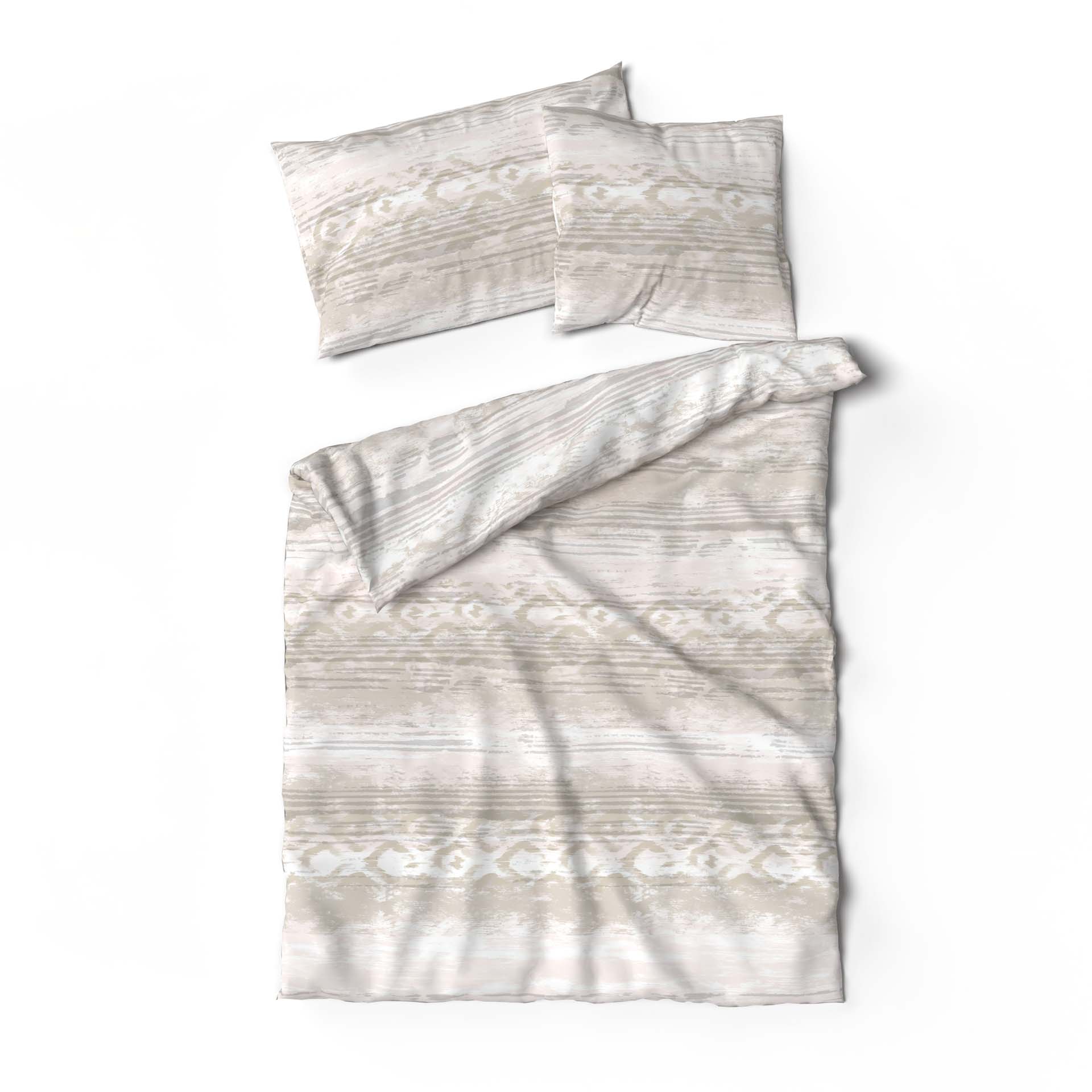 duvet wenig gefaltet kissen y skal samantha ansicht oben - Lotus Bettwäsche Feinsatin Boutique Samantha - A2Z Home