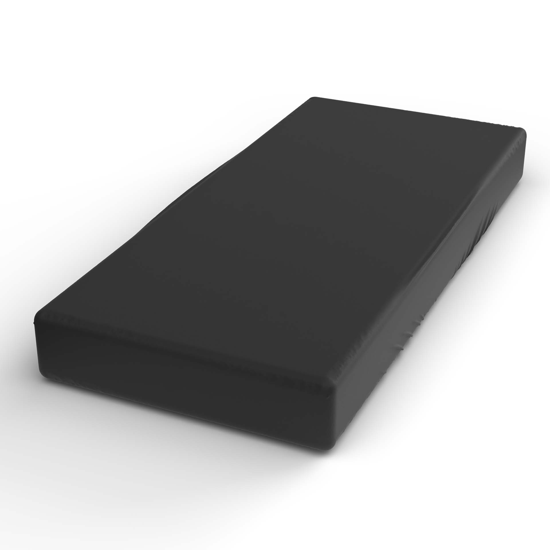 lotus satin fixleintuch schwarz a - Lotus Satin Spannbetttuch - A2Z Home