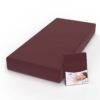 lotus fix souplesse jersey bordeaux fix mit verpackung kamera - Lotus Jersey Fixleintuch Souplesse - A2Z Home