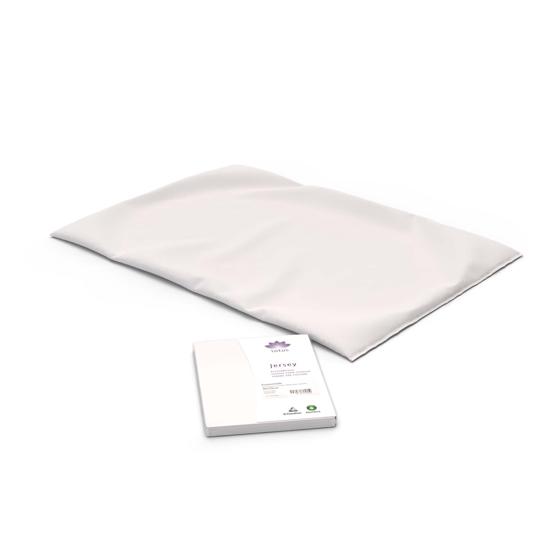 lotus souplesse kissenbezug x cm weiss mit verpackung flach - Lotus Kissenbezug Souplesse - A2Z Home
