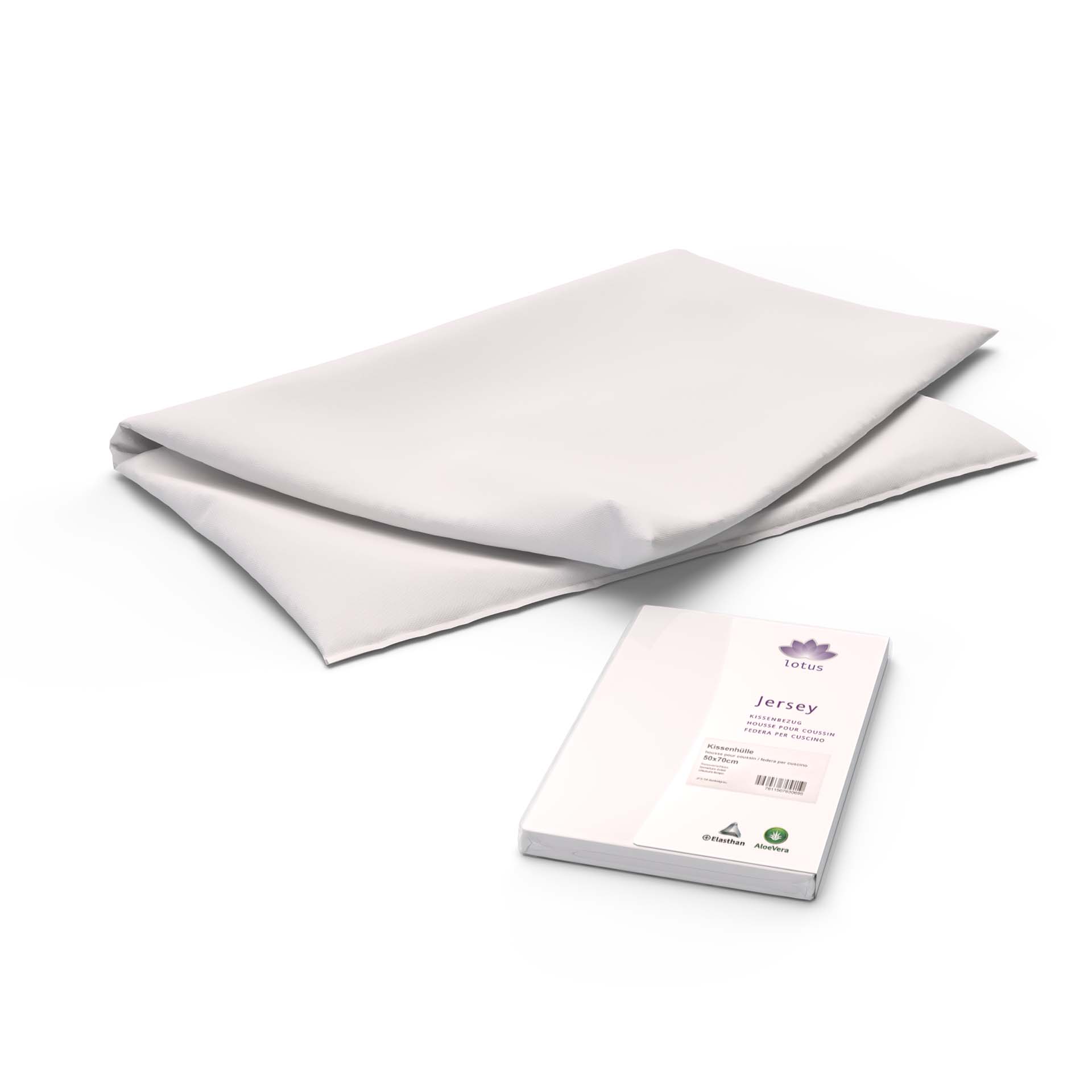 lotus souplesse kissenbezug x cm weiss mit verpackung gefaltet - Lotus Kissenbezug Souplesse - A2Z Home