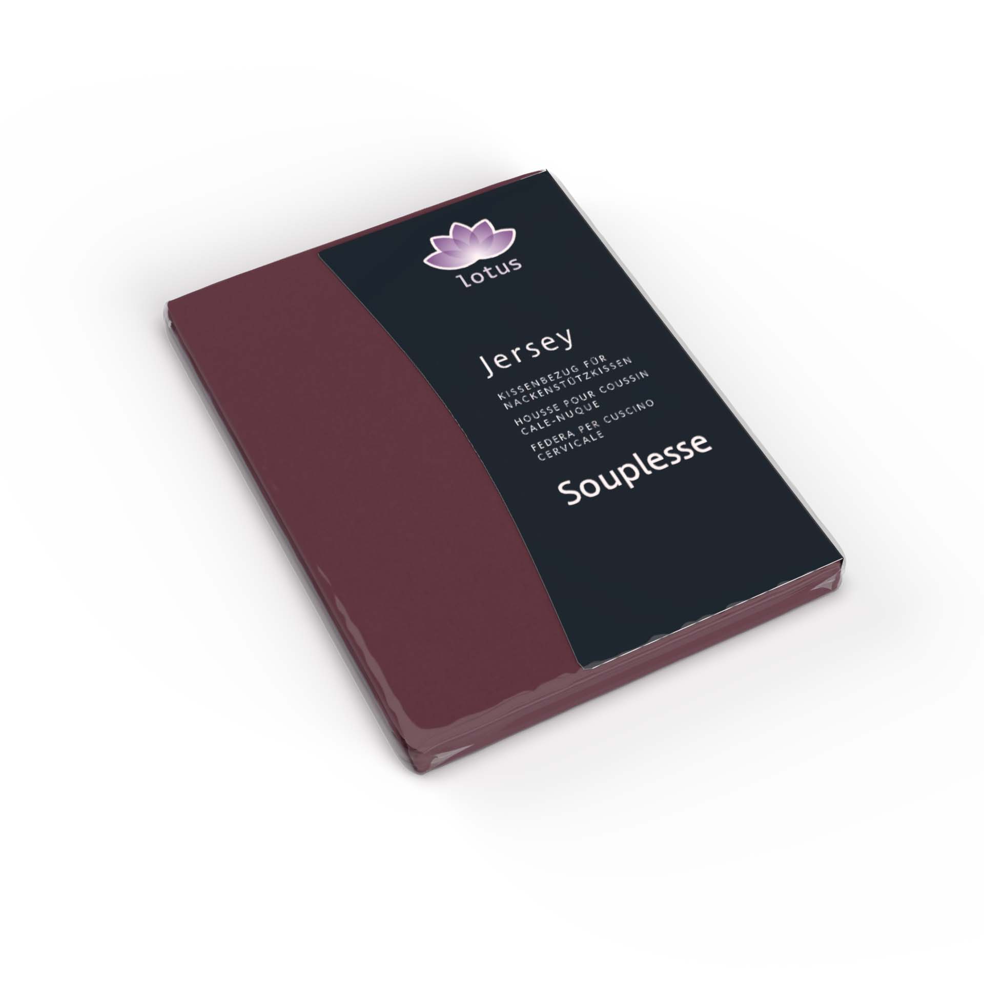 lotus souplesse kissenbezug bordeaux nur verpackung kamera - Lotus Kissenbezug Fix Souplesse - A2Z Home