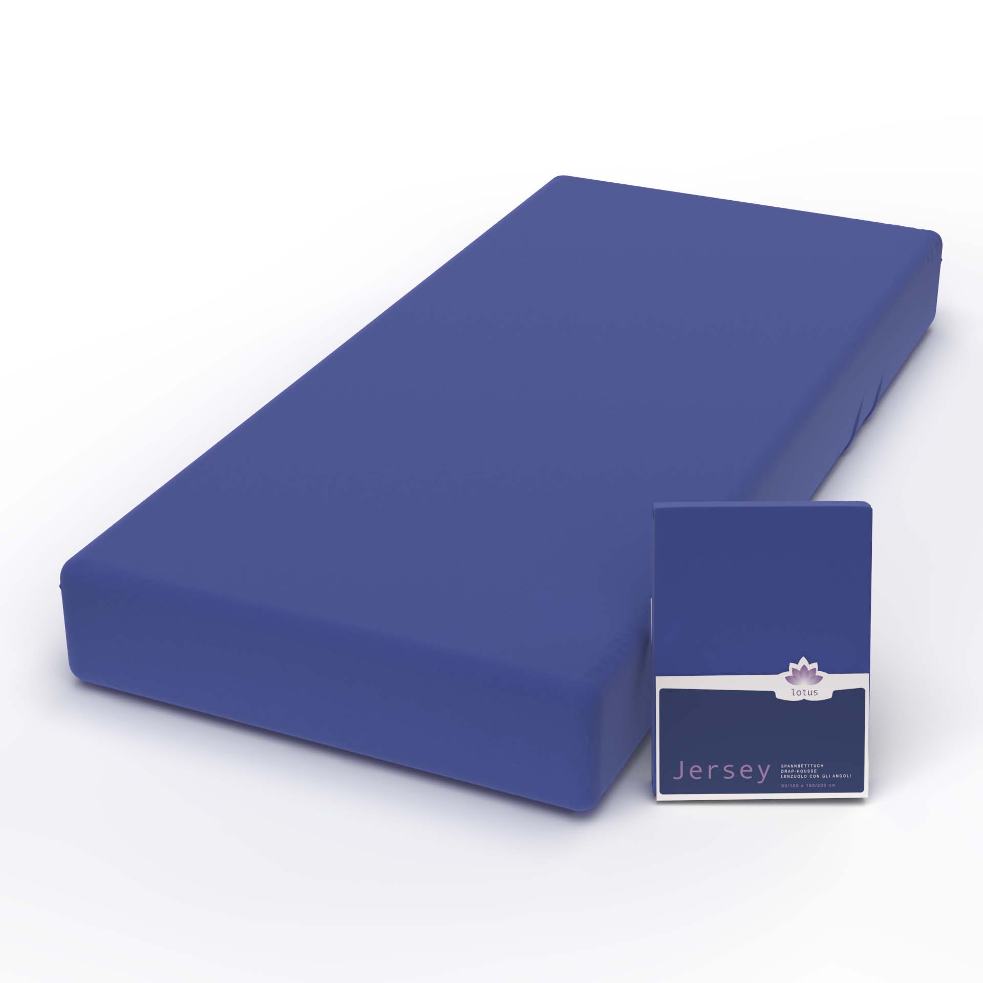 lotus fixleintuch comfort jersey royal - Lotus Jersey Fix Comfort - A2Z Home