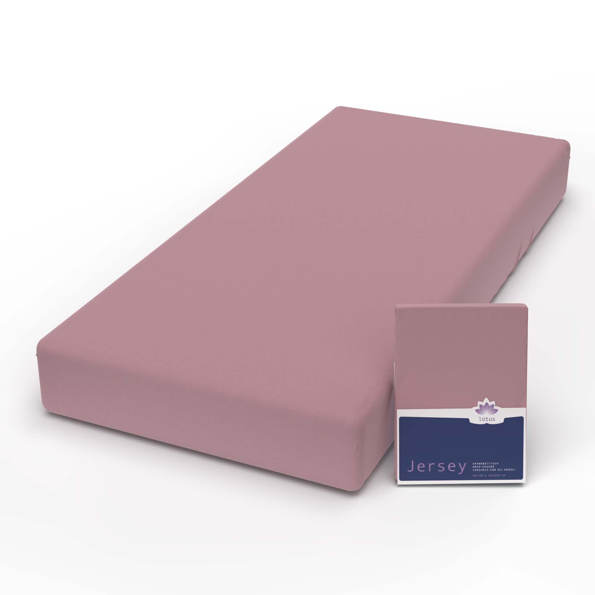 lotus fixleintuch comfort jersey mauve c d b - Lotus Jersey Fix Comfort - A2Z Home