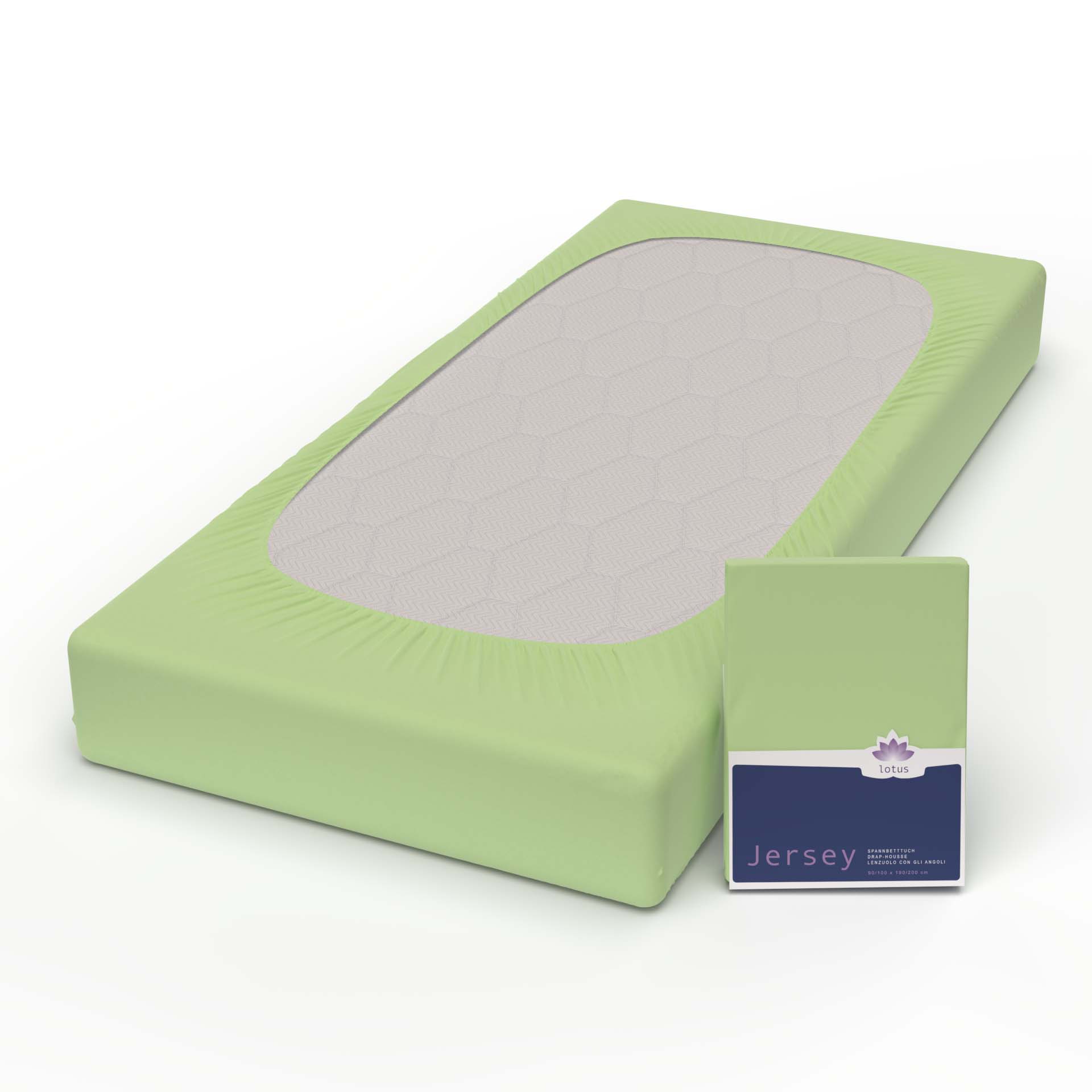 lotus fixleintuch comfort jersey apfel a b - Lotus Jersey Fix Comfort - A2Z Home