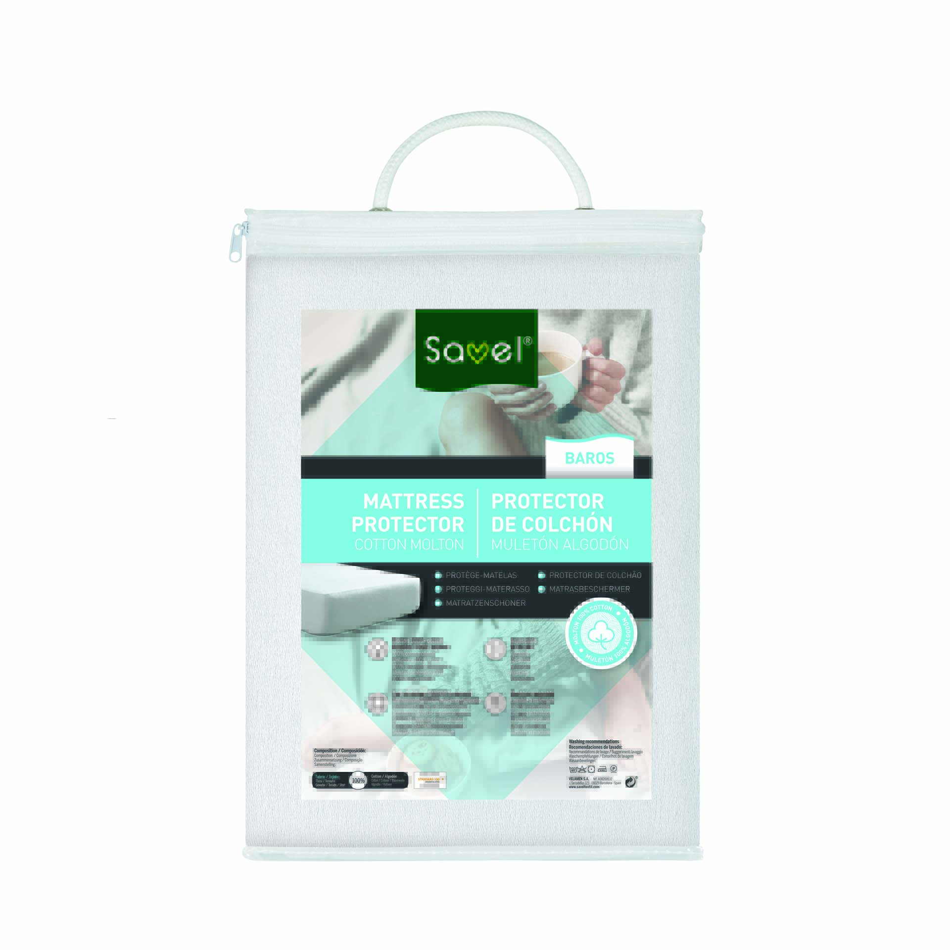 savel matratzenschoner baros verpackt - Savel Matratzenschoner Baros Molton - A2Z Home