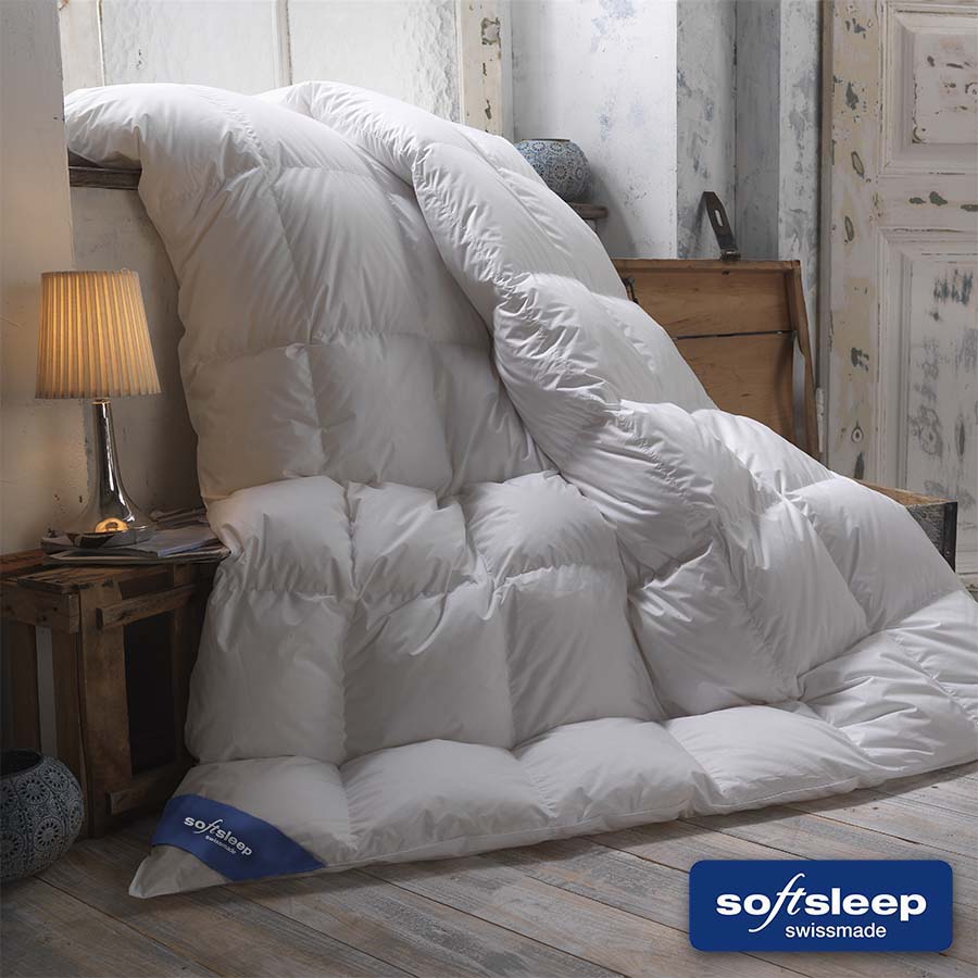 softsleep duvet noblesse image mit logo e fa - Duvet Noblesse Gänse - A2Z Home
