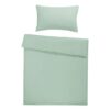 Set, Bed linen, Seersucker, 100% cotton - Mint Green